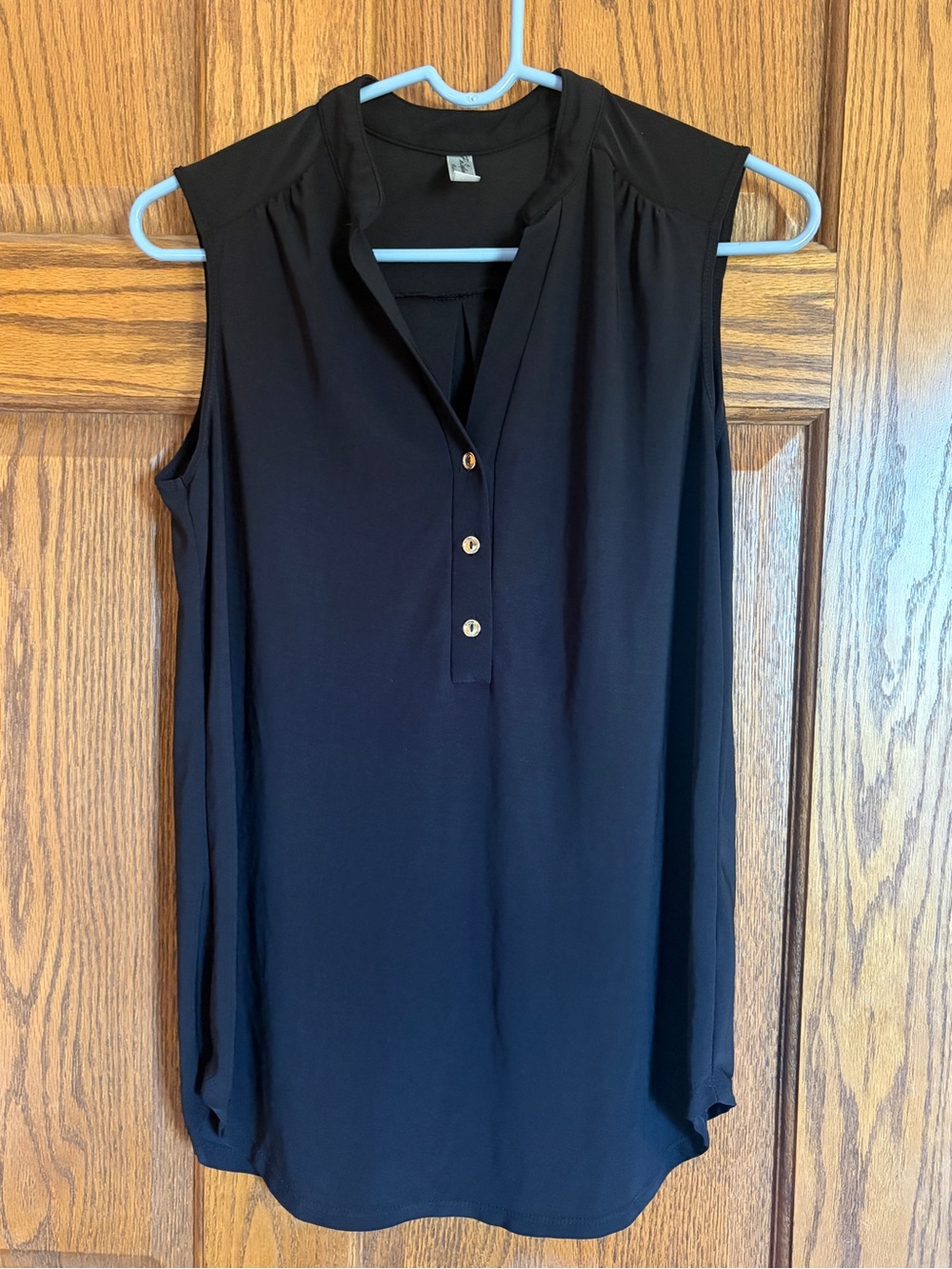 Button Up Sleeveless Top
